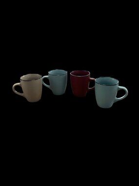 Stoneware Mugs x4